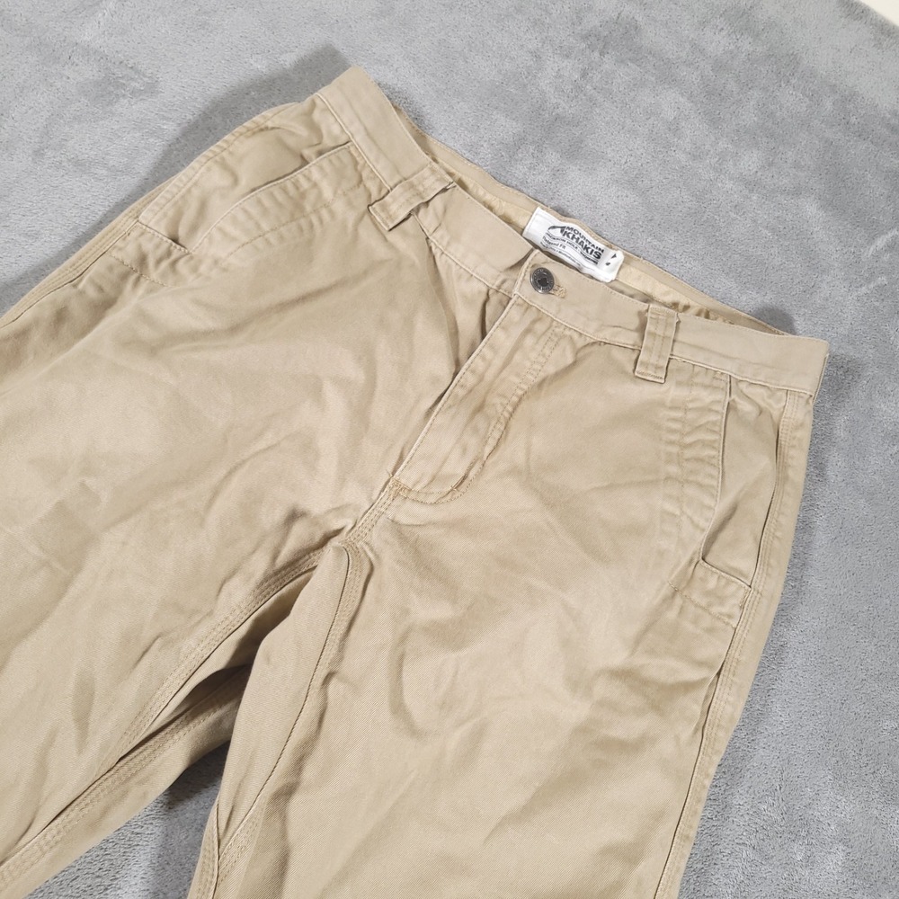 Mountain Khakis Pants Mens 32x34 (Fits 31x32) Tan Relaxed Outdoor Hiking Utility